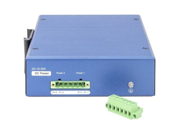 DIGITUS - Switch - ikke-styrt - 16 x 10/100/1000 - stasjonær - DC power