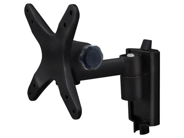 myWall H 5-2SL, 25,4 cm (10"), 76,2 cm (30"), 75 x 75 mm, 100 x 100 mm, -20 - 20°, Sort