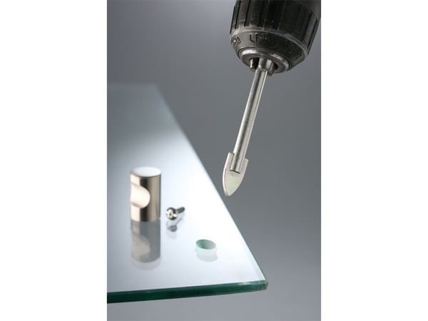 kwb 177004, Drill, Glassbor, 4 mm, 55 mm, Keramisk, Glass, Porselen, Flis, Tungsten Carbide (TC)