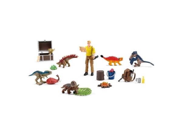 schleich Dinosaurs 98984, 4 år, Flerfarget