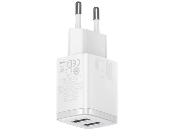 Baseus Compact, inomhus, AC, 5 V, Vit
