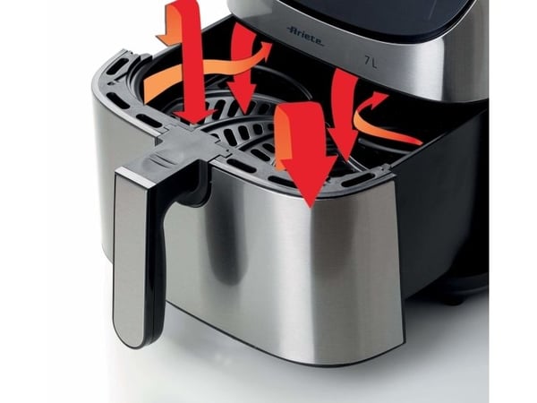 Ariete 4628/00, Varmluftsfrityr, 7 l, 2,8 kg, 35 °C, 200 °C, 60 min