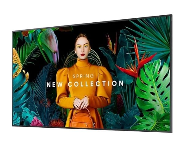 Samsung QH75C - 75" Diagonalklasse (74.5" synlig) - QHC Series LED-bakgrunnsbelyst LCD-skjerm - Crystal UHD - intelligent skilting - Tizen OS - 4K ...