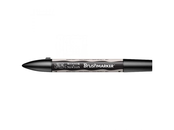 Winsor & Newton 0204134, Lysegrå, Flerfarget, Warm Grey 1, Multi, Meisel-/penselspiss, Rund