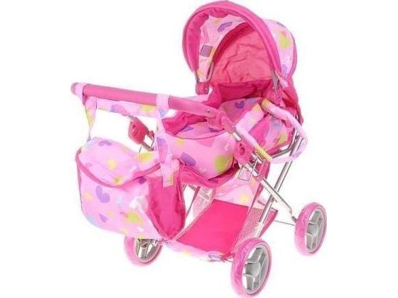 Ryggsekk rosa med fargerike hjerter M2112 123274-549050 Adar Ryggsekk rosa med fargerike hjerter M2112 123274-549050 Adar