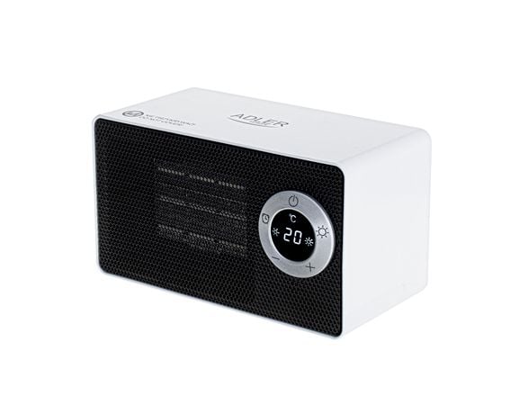 Camry Adler AD 7746 keramisk värmare, 1000 W, effektnivå nummer 2, vit (AD 7746)