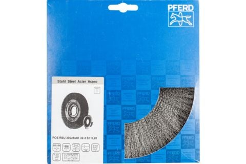 PFERD 43701255, Slipebørste, Universal, 4500 o/min, Rund, 5,08 cm, 20 cm