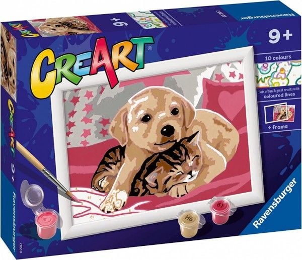 Ravensburger 20210, Färg ingår, Pojke/flicka, Färg efter nummer-sats