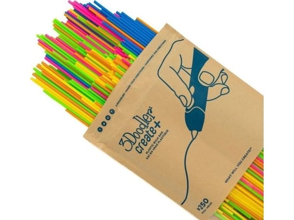3Doodler Filament Create+ & Pro+ 250 PLA\"Neon Sunset Mix\", 250 stykker, 2 g