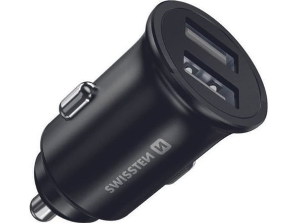 Swisstenin autolaturi SWISSTEN 24W, 2-porttinen, USB-A