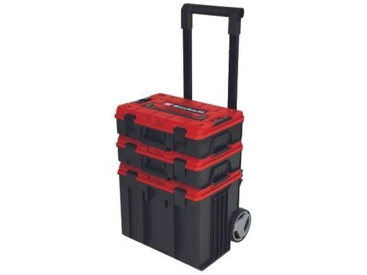 Einhell E-Case Tower, Svart, Röd, Polypropylen (PP), Värmetålig, Splash resistant, 415 x 273 x 320 mm, 1,01 kg, 450 mm