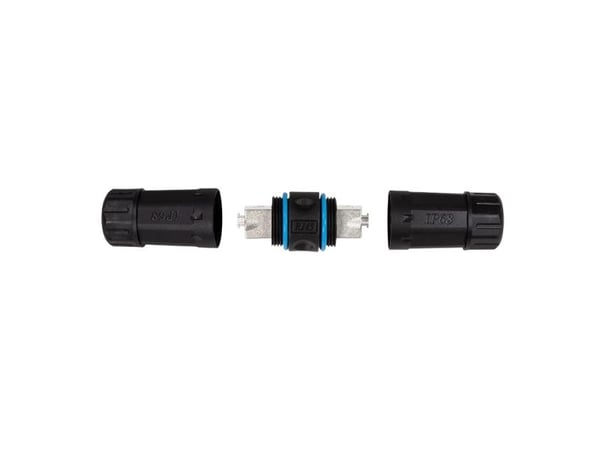 LogiLink NP0087, IDC, Sort, Hankjønn, Rett, Polyamid, Cat8