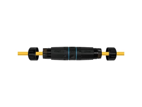 LogiLink NP0087, IDC, Sort, Hankjønn, Rett, Polyamid, Cat8