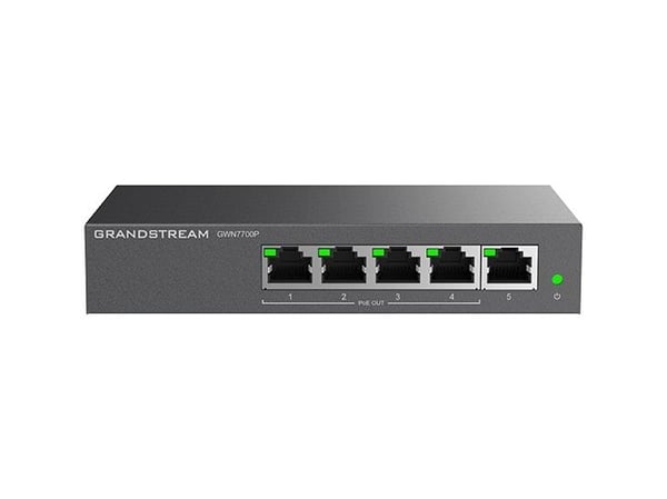 Grandstream Networks GWN7700P, Uadministrert, 10G Ethernet (100/1000/10000), Power over Ethernet (PoE)