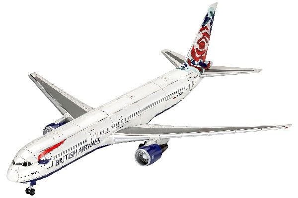 Revell Boeing 767-300ER British Airways Chelsea Rose, Pienoismallikiinteäsiipinen ilma-alus, Kokoamispakkaus, 1:144, Boeing 767-300ER British Airwa...