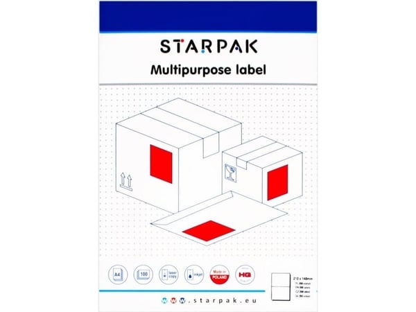 Starpak etiketter 210x148 mm 200 stk (1/10)