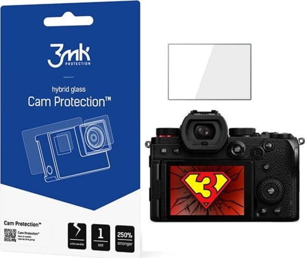 3mk Cam Protection Glass til Panasonic Lumix S5 3mk Cam Protection Glass til Panasonic Lumix S5