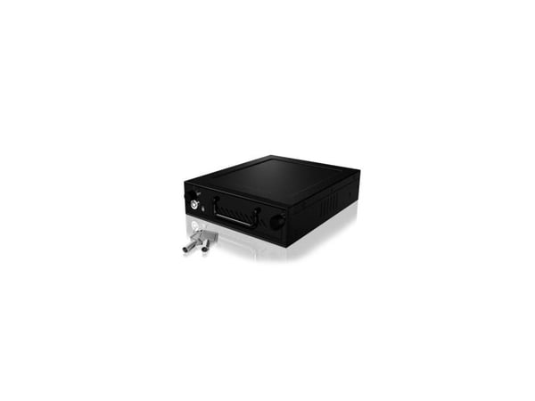 ICY BOX IB-148SSK-B, avtakbar ramme for 3,5/2,5 SATA I/II/III og SAS HDD, vifte 5,25 harddiskmonteringsramme