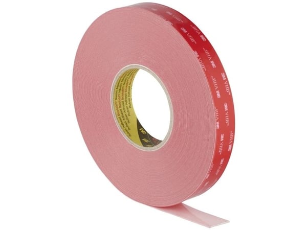3M LSE060/19 dobbeltsidig tape hvit 33 m (7100214547)