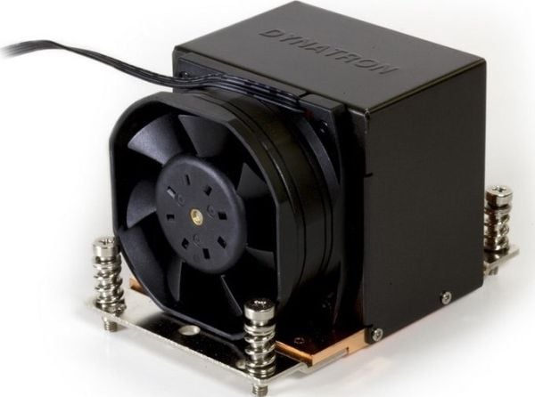 Dynatron R-14 - Processorkylare - (för: LGA2011) - koppar - 60 mm - 2U