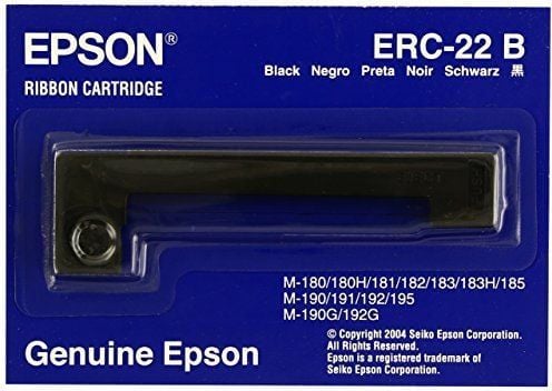 Epson ERC 22B - Svart - skriverbånd - for M 180, 190, 195