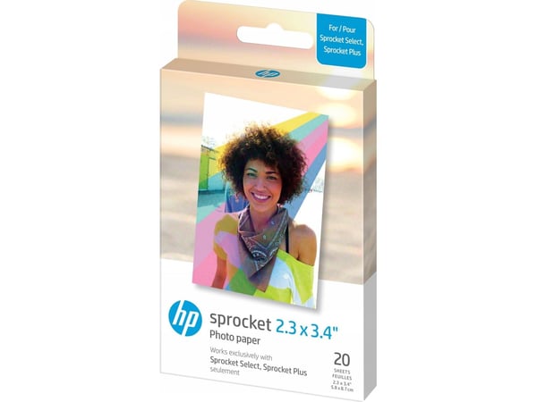 HP:n ketjupyörä HPIZL2X350 valokuvatulostin fotopapir 20 stk