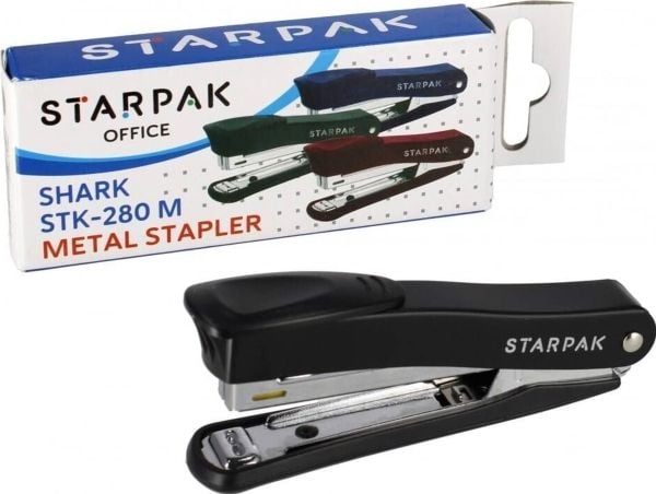 Starpak MET stiftemaskin 12K 10 BLACK STAPLER STK-280M PUD 12/144