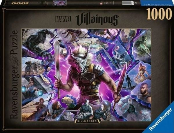 Ravensburger Marvel Villainous: Killmonger, 1000 stykker, Komikk, 14 år