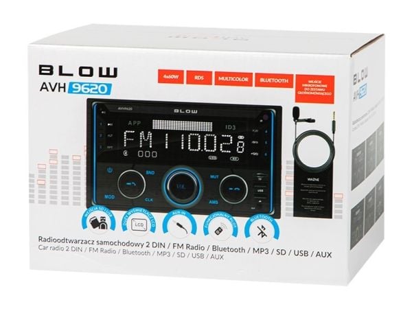 Bilstereo Blow AVH-9620 2DIN RDS RGB