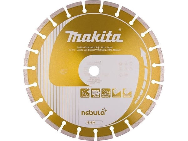 Makita Nebula - Skärskiva i diamant - för betong, kalksten, armerad betong, tegel, fine-grained sandstone - 400 mm - för Makita EK8100WS