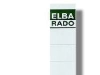Elba Spine Label for Lever Arch Files, Hvit, 44 mm, 159 mm, 10 stykker, 10 ark