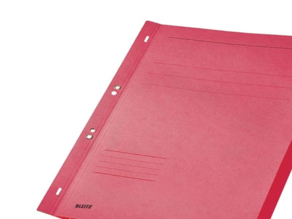 Leitz - Flat stangfil - for A4 (210 x 297 mm) - kapasitet: 170 ark - rød