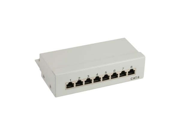 InLine 76208, RJ-45, musta, 601 g, 175 mm, 205 mm, 50 mm