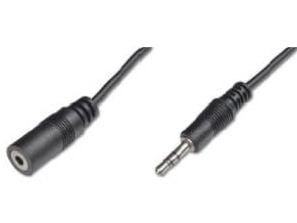 M-Cab 7000938, 3.5mm, Hunkjønn, 3.5mm, Hankjønn, 5 m, Sort