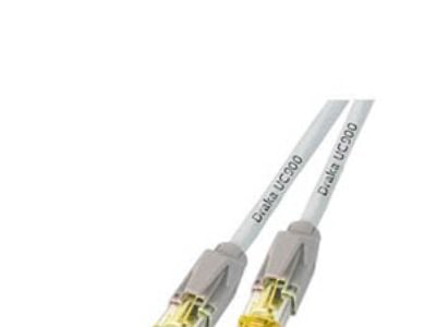 Draka Comteq TM31 Patch Cat6 0.5m, 0,5 m, Cat6a, RJ-45, RJ-45, Grå