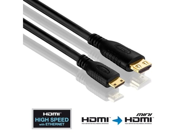 PureLink HDMI/Mini HDMI-kabel - PureInstall 3,00 m