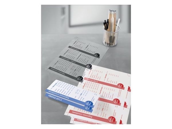 Avery Zweckform - Polyester - matt - klar - A4 (210 x 297 mm) 100 ark med transparent film