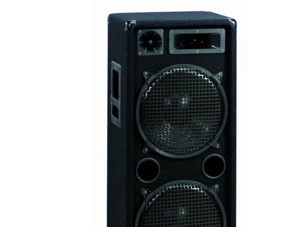 Omnitronic DX-2222 - Høyttaler - 500 Watt - treveis - svart