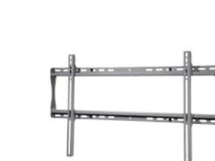 Peerless SmartMount Universal Flat Wall Mount SF660P - Monteringssett (veggplate, brakett) - for flatpanel - svart - skjermstørrelse: 39"-80" - mon...
