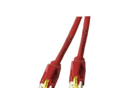 Draka Comteq TM31 Patch Cat6 0.5m, 0,5 m, Cat6a, RJ-45, RJ-45, Röd