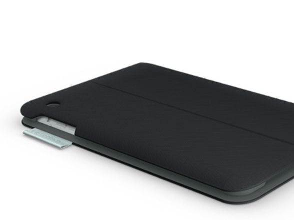 Logitech Folio Protective Case - Suojakotelo tabletille - hiilimusta