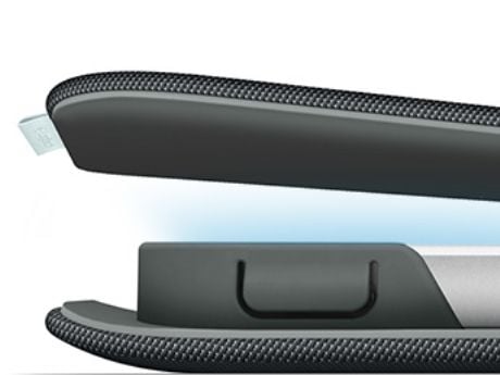 Logitech Folio Protective Case - Suojakotelo tabletille - hiilimusta