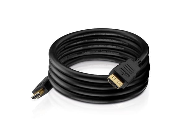 PureLink PureInstall Series - HDMI-kabel med Ethernet - HDMI hann til HDMI hann - 1.5 m - trippel beskyttelse - svart - 4K-støtte
