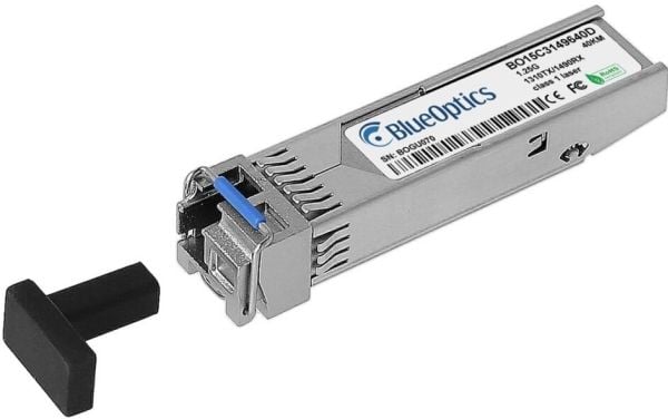 BlueOptics SFP-GIG-BX-U40-BO, Fiber optisk, 1250 Mbit/s, SFP, SFP, BX-U, 40000 m
