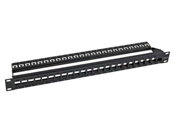 EFB Elektronik 11124115, Svart, Stål, 1U, 482,6 mm, 43,6 mm, 92,7 mm