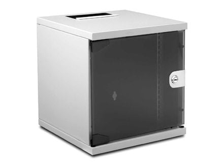 Wirewin WCAB 10 312X300X6U, Veggmonterbar hylle, 6U, 80 kg, Hvit