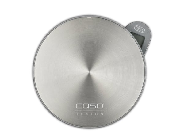 Caso Kitchen EcoMate, Elektronisk kjøkkenvekt, 5 kg, 1 g, Sølv, Rustfritt stål, Benkeplate