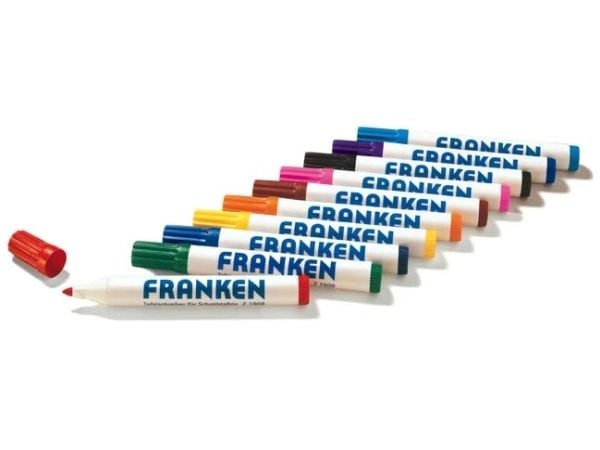 Franken Z1903, 4 stykker, Sort, Blå, Rød, Sort, Blå, Rød, Rund, 2 mm, 6 mm