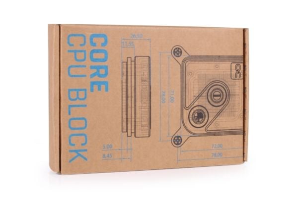 Alphacool Core 1 Aurora CPU-kjøler, ARGB - Svart