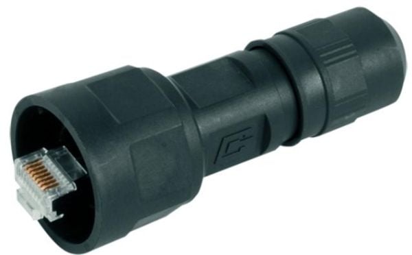 Telegärtner J80026A0009, RJ45, Musta